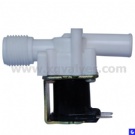 Plastic solenoid inlet valve